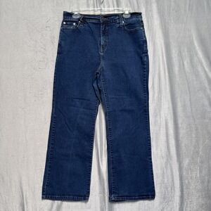 Levis 512 Jeans Womens 16P Medium Blue Bootcut Perfectly Slimming Denim Stretch